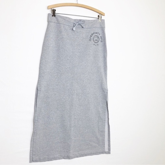 Vintage Y2K Boho, gray maxi skirt - Picture 11 of 11